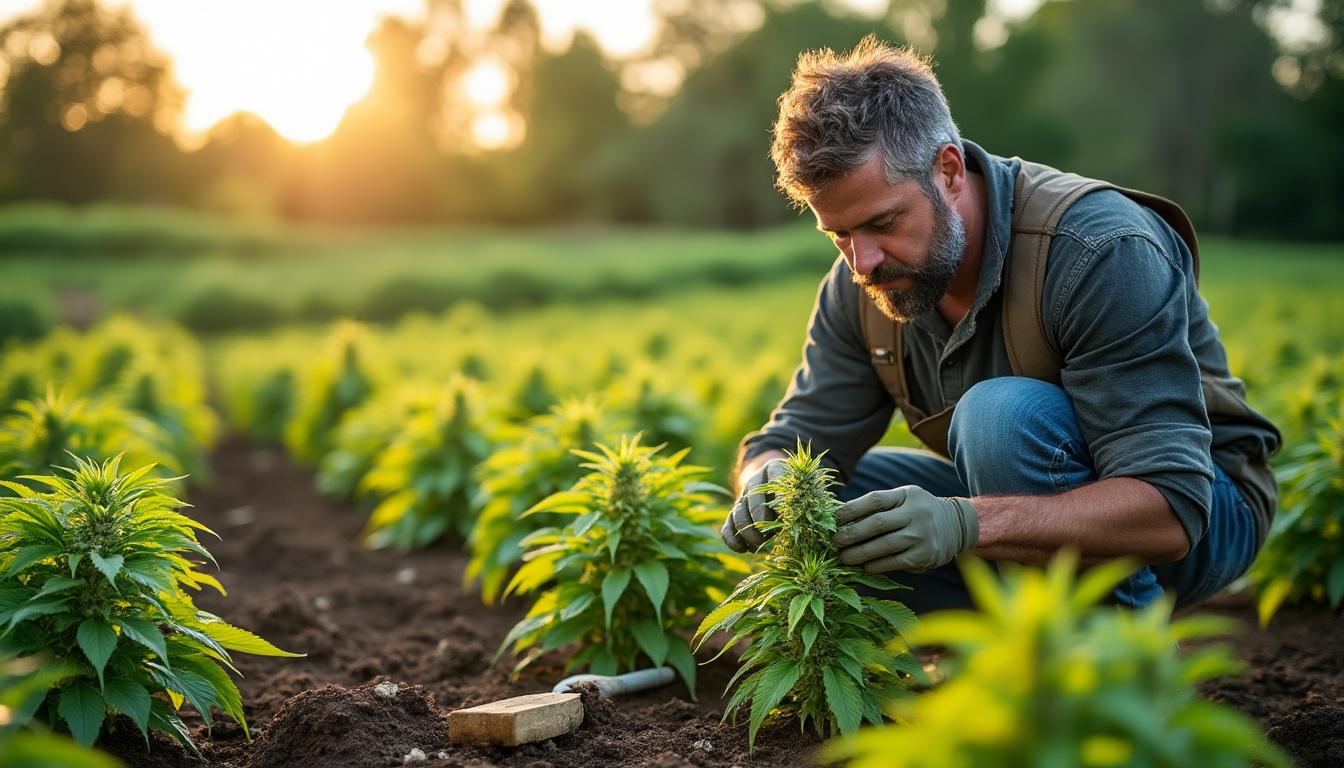 Illustration: Avantages et bénéfices de la culture organique de CBD