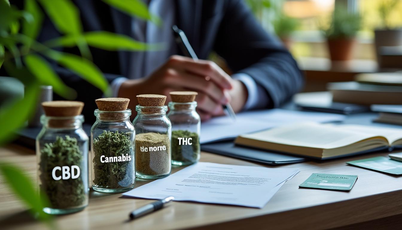 Illustration: Définition claire du CBD, du cannabis et du THC dans le cadre de la réglementation en France