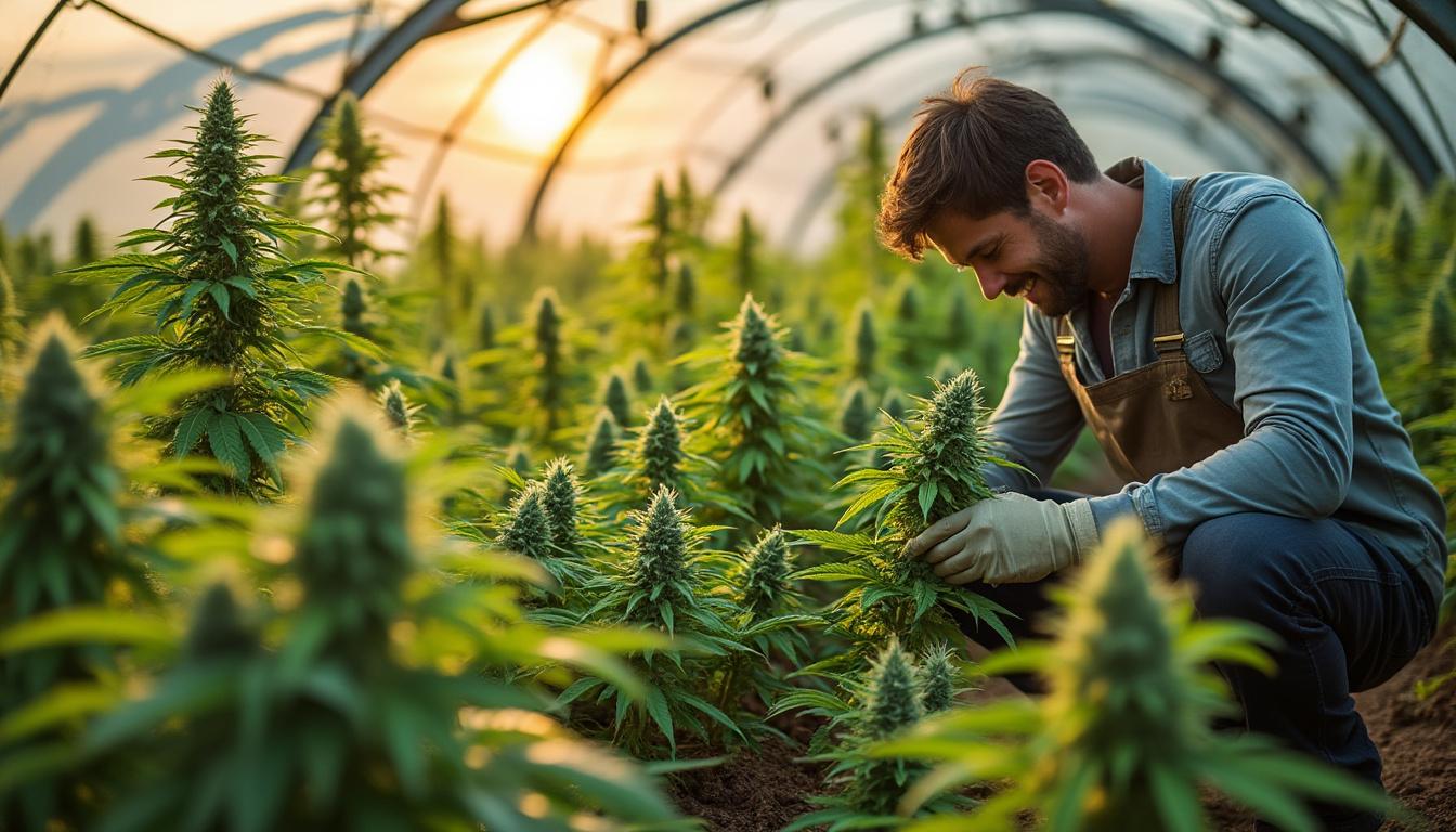 Illustration: Les méthodes de culture de CBD sans pesticides et alternatives naturelles