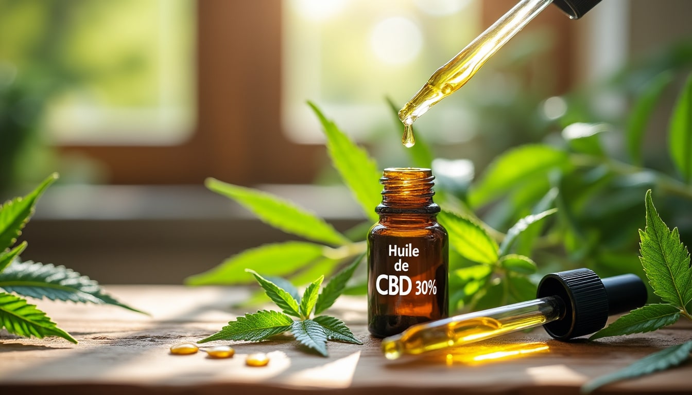 Illustration: Définition et caractéristiques de l’huile de CBD à 30 %