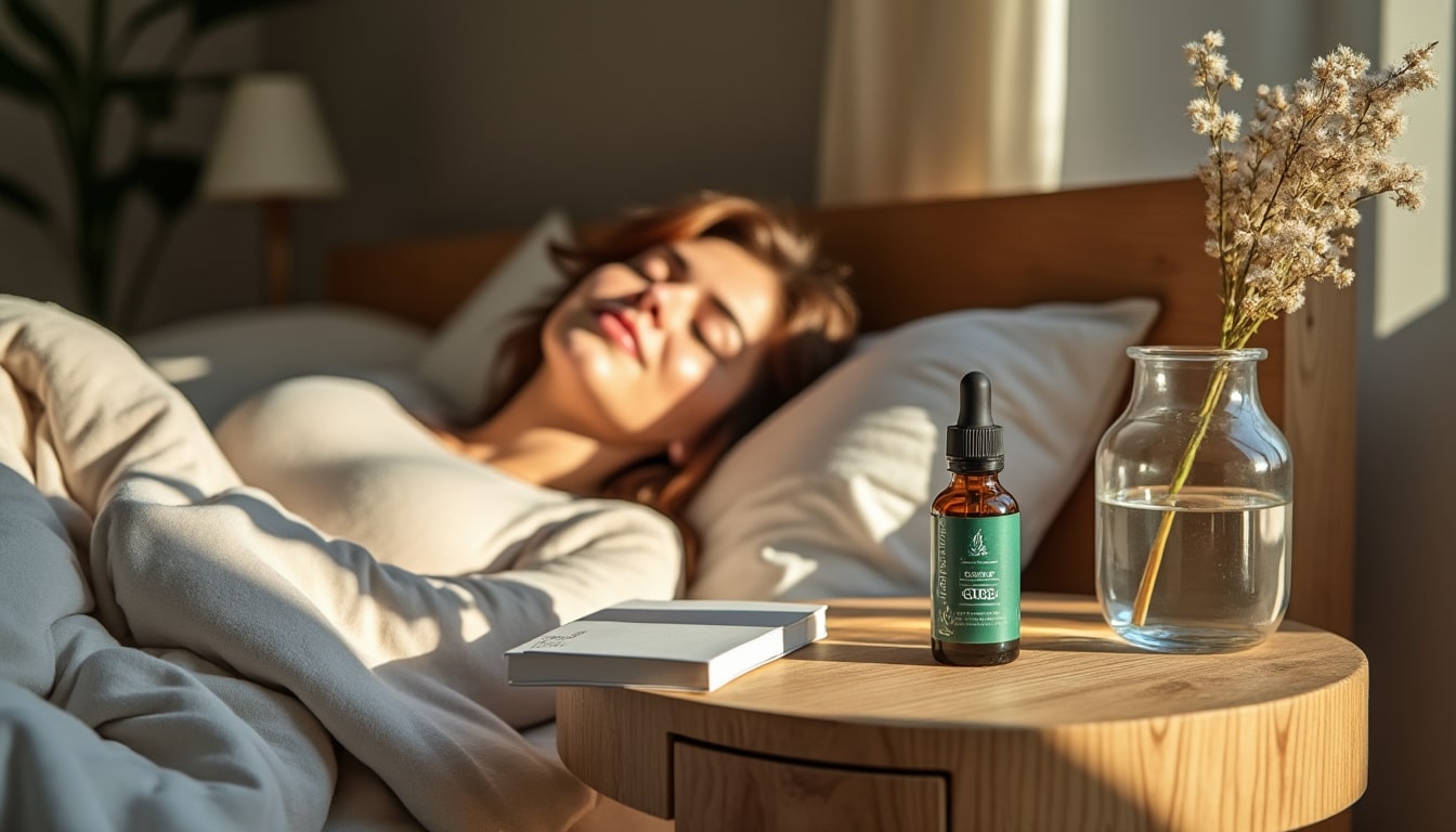 Illustration: Les effets de l’huile de CBD sur le sommeil et l’endormissement