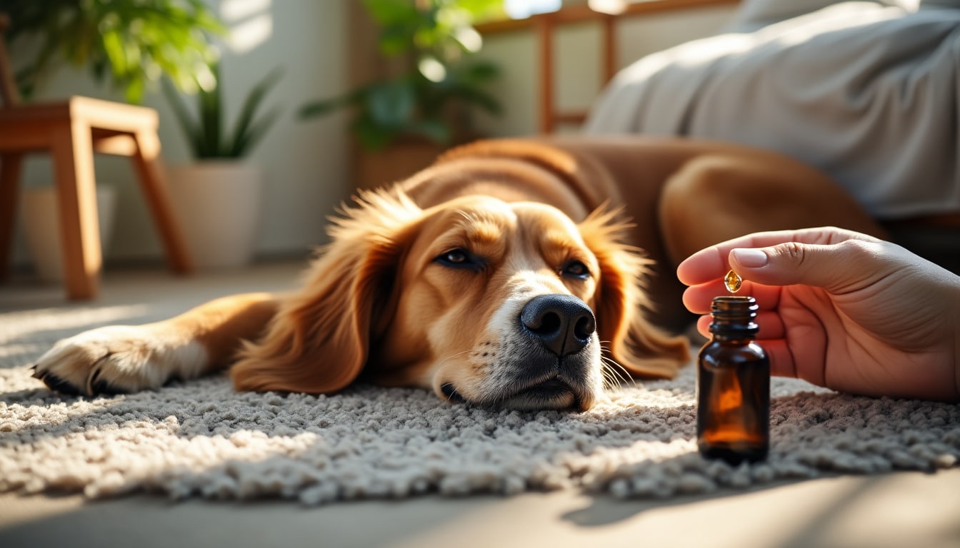 Illustration: Les bienfaits potentiels de l’huile de CBD sur le chien