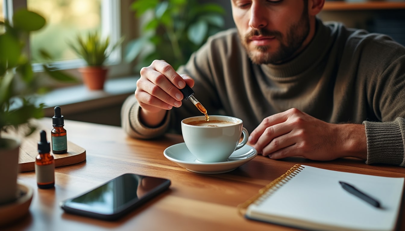 Illustration: Pourquoi prendre de l’huile de CBD ? Applications, bienfaits et limites