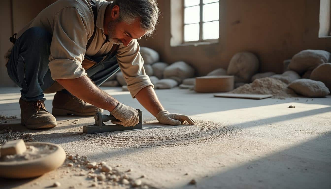 Illustration: Comprendre la dalle en chaux-chanvre sur terre battue et ses spécificités