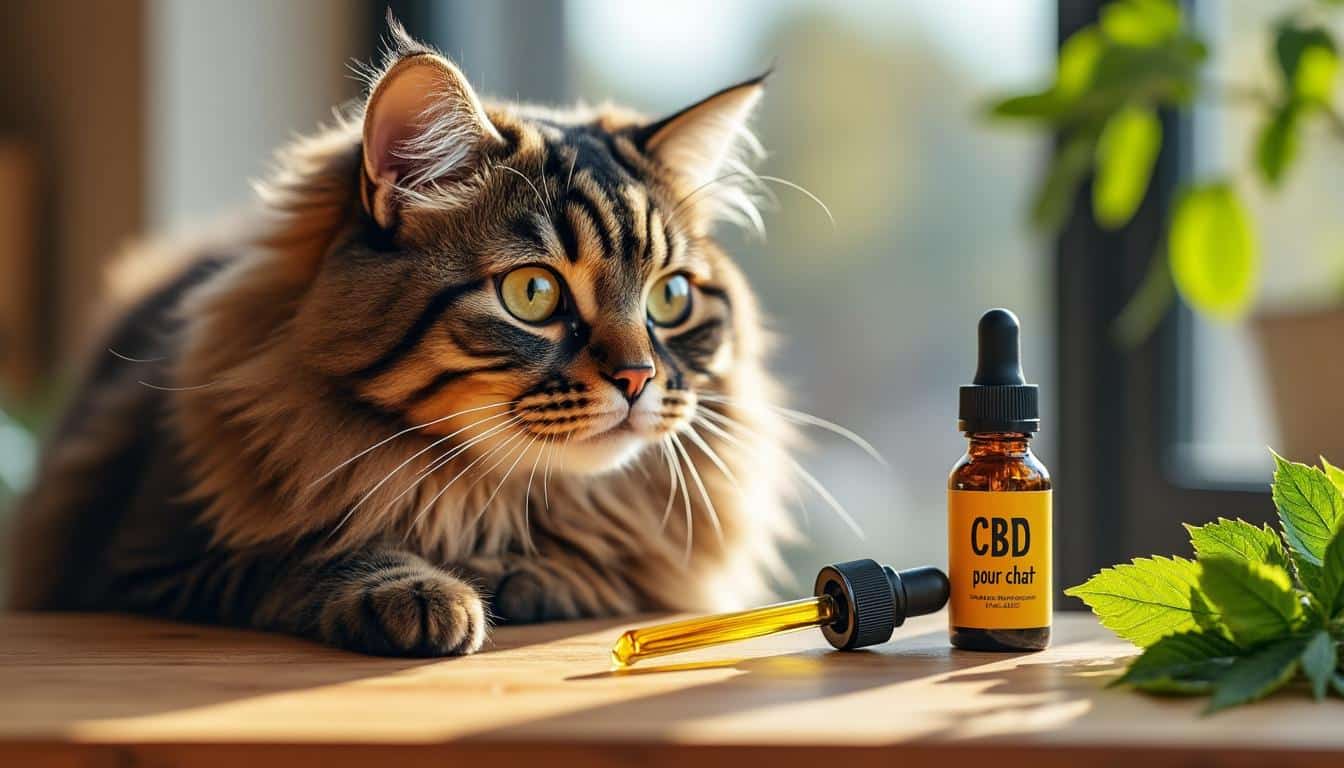 Illustration: Comprendre l’huile de CBD pour chat : origine, composition et spécificités