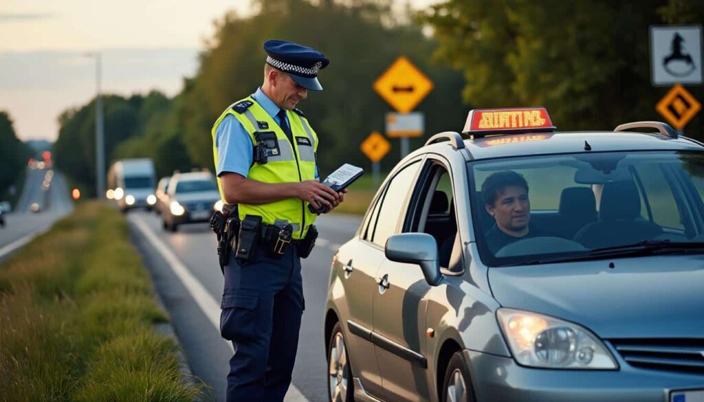 Contrôle de police du taux autorisé d’huile : règles et sanctions