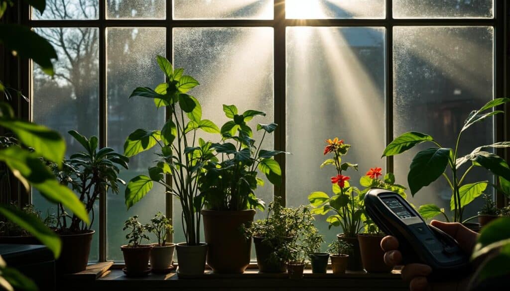 Gérer la faible luminosité dans une serre en hiver