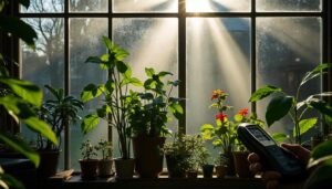 Gérer la faible luminosité dans une serre en hiver