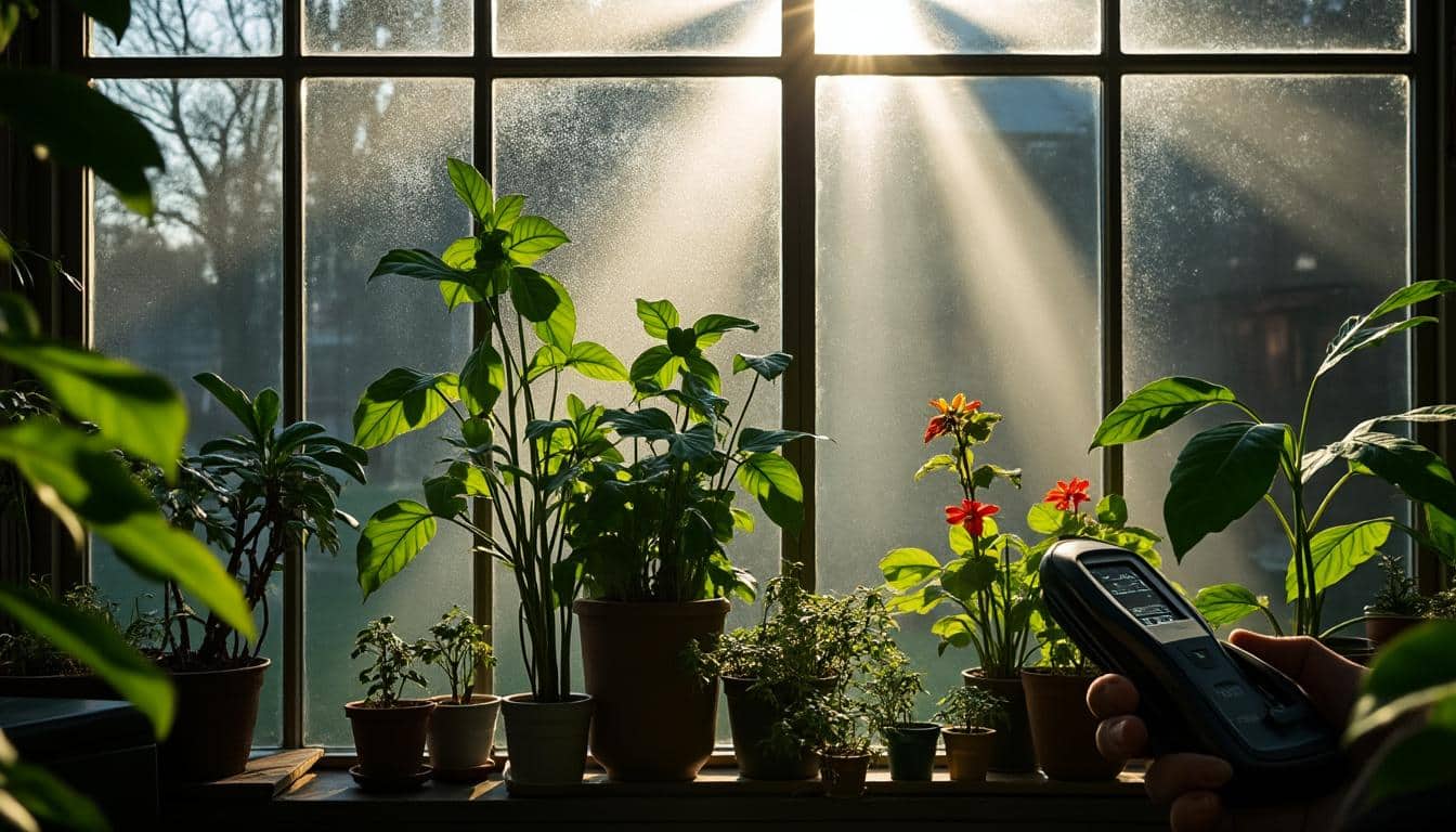 Gérer la faible luminosité dans une serre en hiver